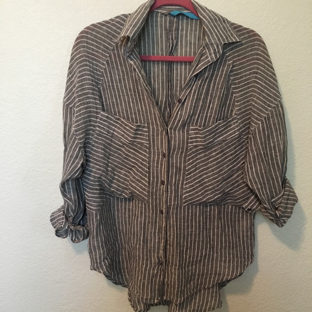 Free People buttondown